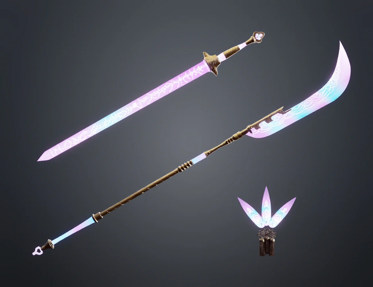 Staffs and spears